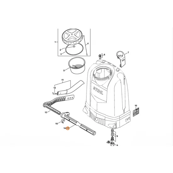 STIHL  Wał 4255 763 3500